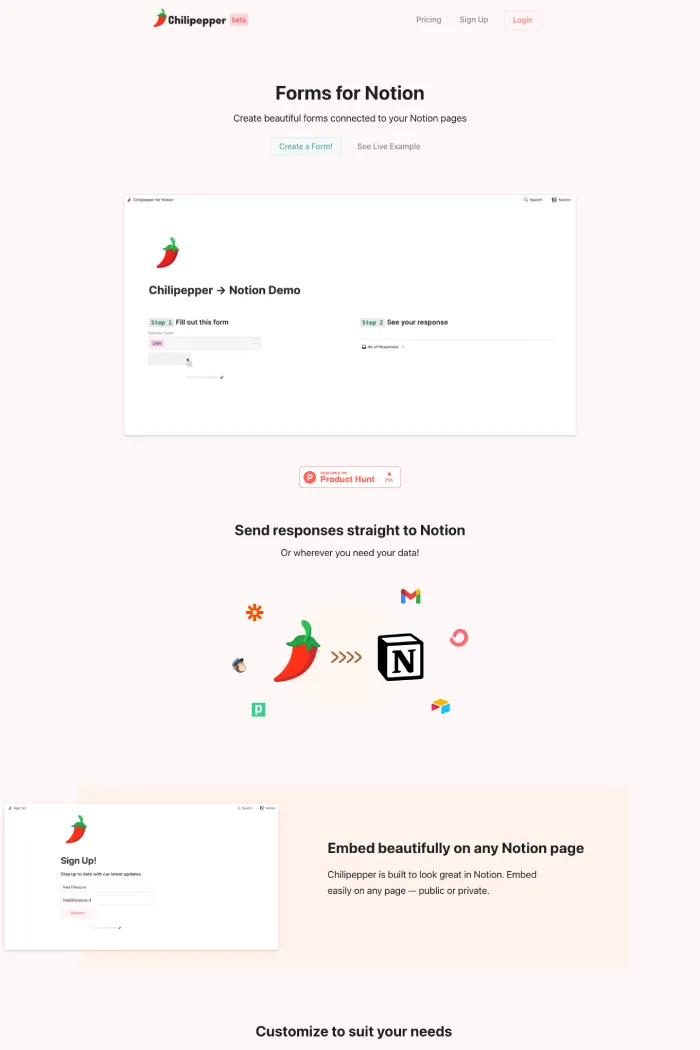 Chilipepper Notion App